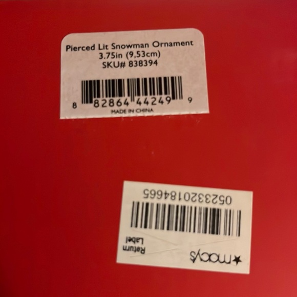 LENOX Color changing lit Snowman Ornament Only at Macy’s 3.375 inches - New - Picture 10 of 14